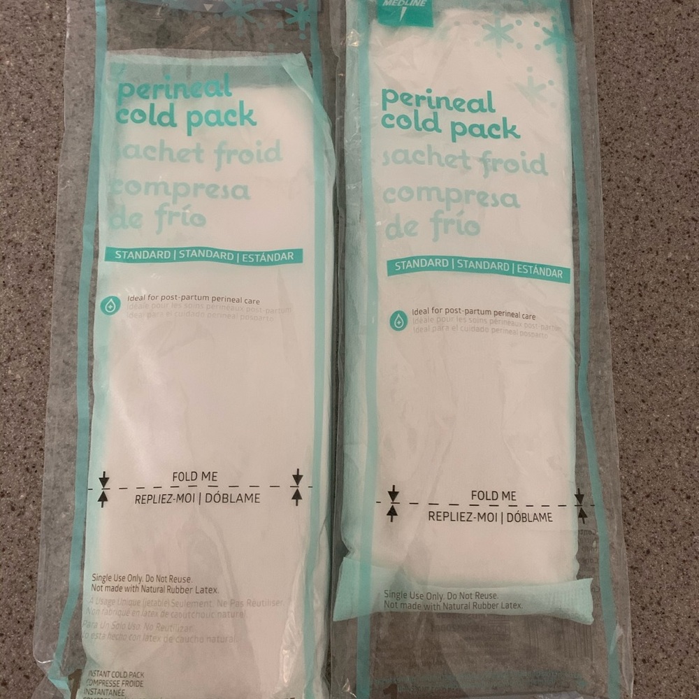 Perineal ice packs